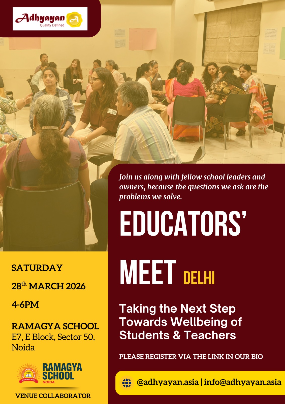 Educator Meet-Up: Leadership Dialogue on School Wellbeing