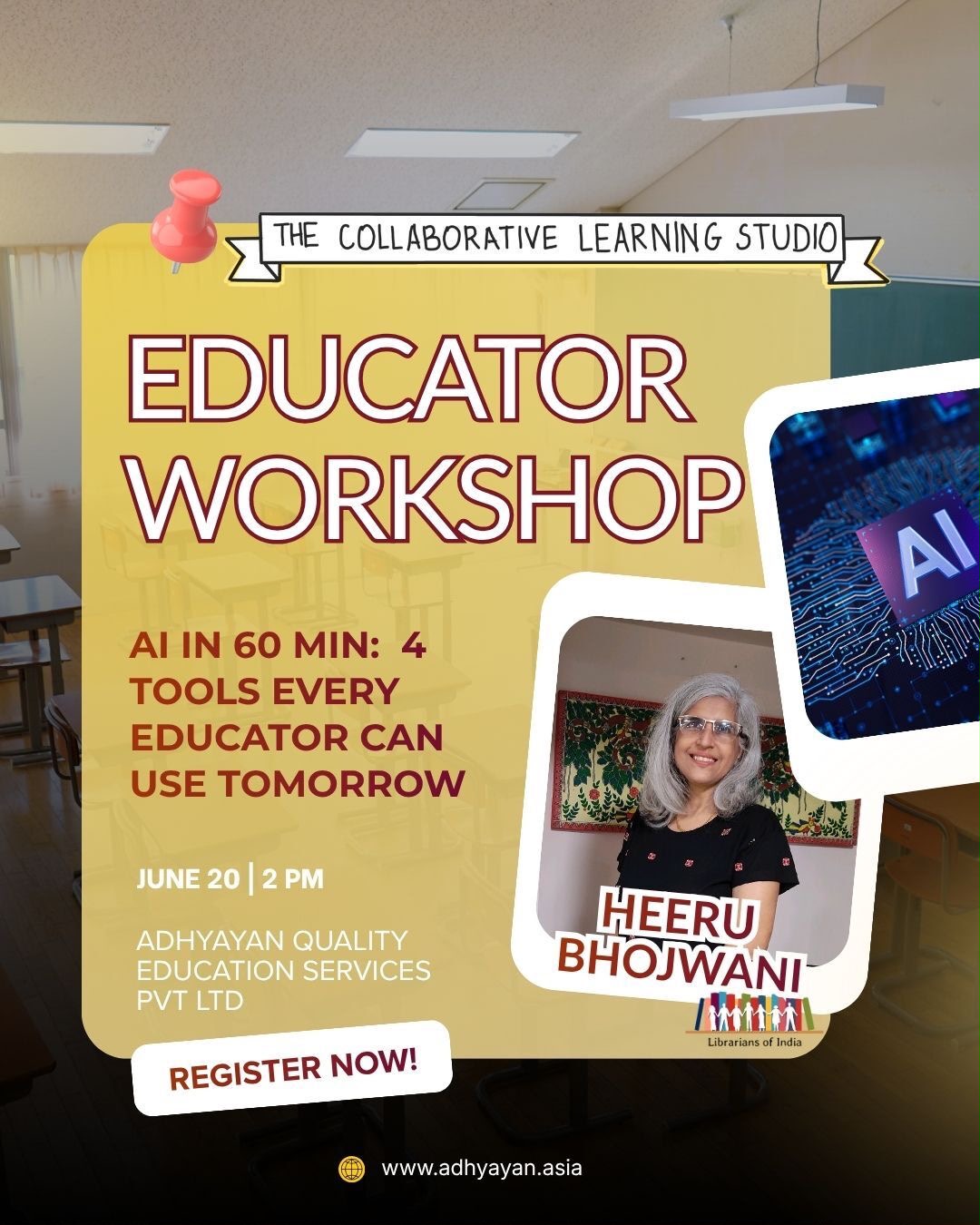 PD- AI in 60 Minutes: 4 Tools Every Educator Can Use Tomorrow